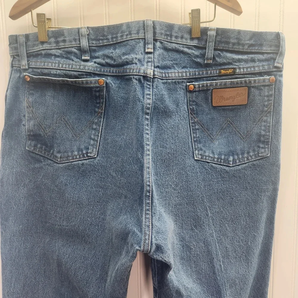 Wrangler Men's Straight Leg Blue Jeans